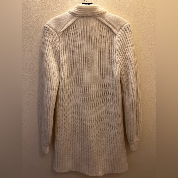 One Button Long Jacket Light Beige Color - Picture 2 of 5